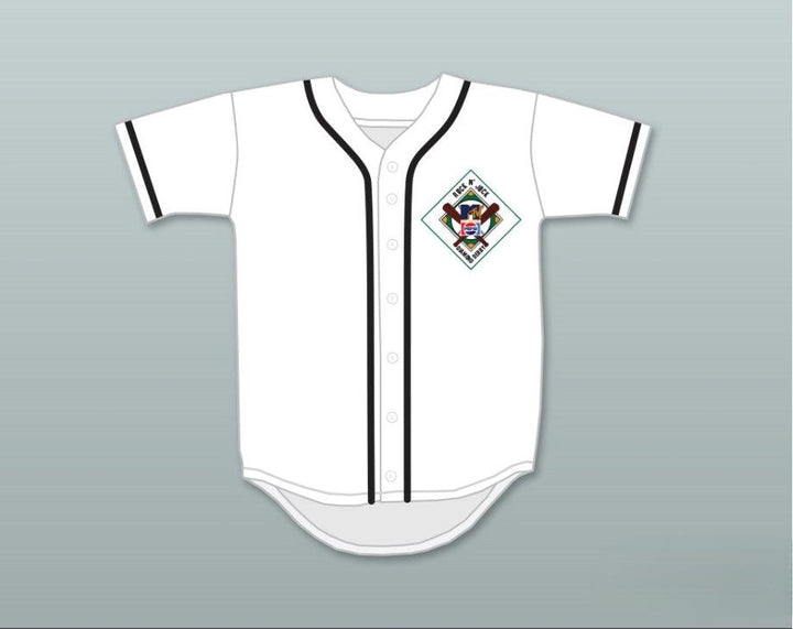 Custom Any Name Number VJ DOWNTOWN JULIE BROWN SALAMANDERS BASEBALL JERSEY 1ST ANNUAL ROCK N' JOCK DIAMOND DERBY 1990 Top Stitched S-6XL