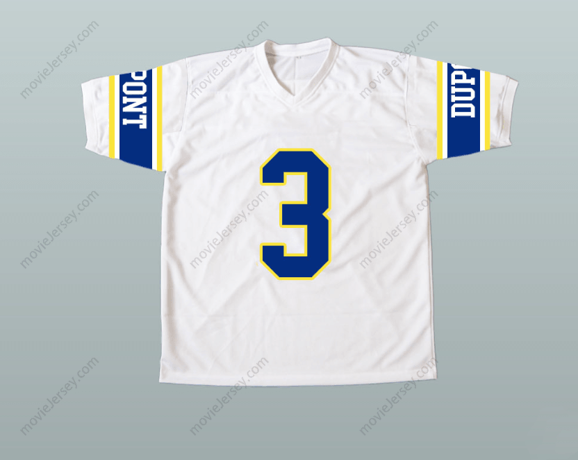 CUSTOM RANDY MOSS 3 DUPONT PANTHERS HIGH SCHOOL FOOTBALL JERSEY Top Stitched S-6XL