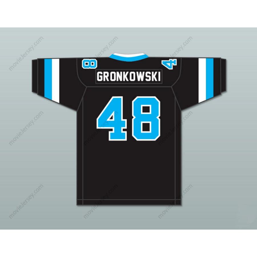 CUSTOM ANY Name Number ROB GRONKOWSKI 48 WOODLAND HILLS HIGH SCHOOL WOLVERINES Football Jersey Top Stitched S-6XL