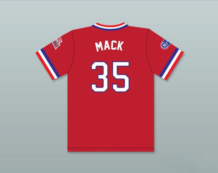 Custom Any Name Number SHANE MACK 35 1984 USA TEAM RED BASEBALL JERSEY Top Stitched S-6XL