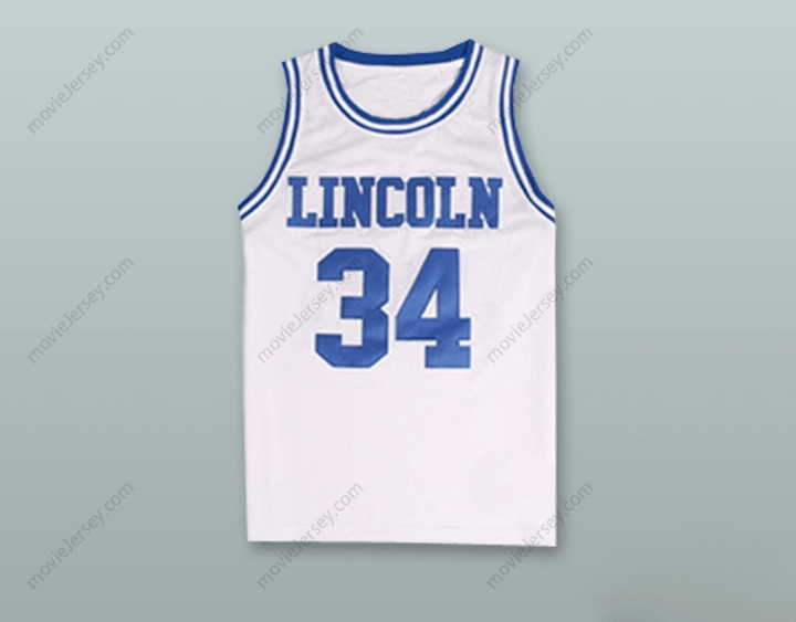 CUSTOM ANY Name Number JESUS SHUTTLESWORTH 34 LINCOLN HIGH SCHOOL BASKETBALL JERSEY HE GOT GAME Top Stitched S-6XL