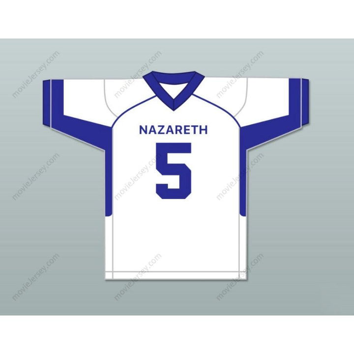 CUSTOM ANY Name Number JAHAN DOTSON 5 NAZARETH AREA HIGH SCHOOL BLUE  Football Jersey Top Stitched S-6XL