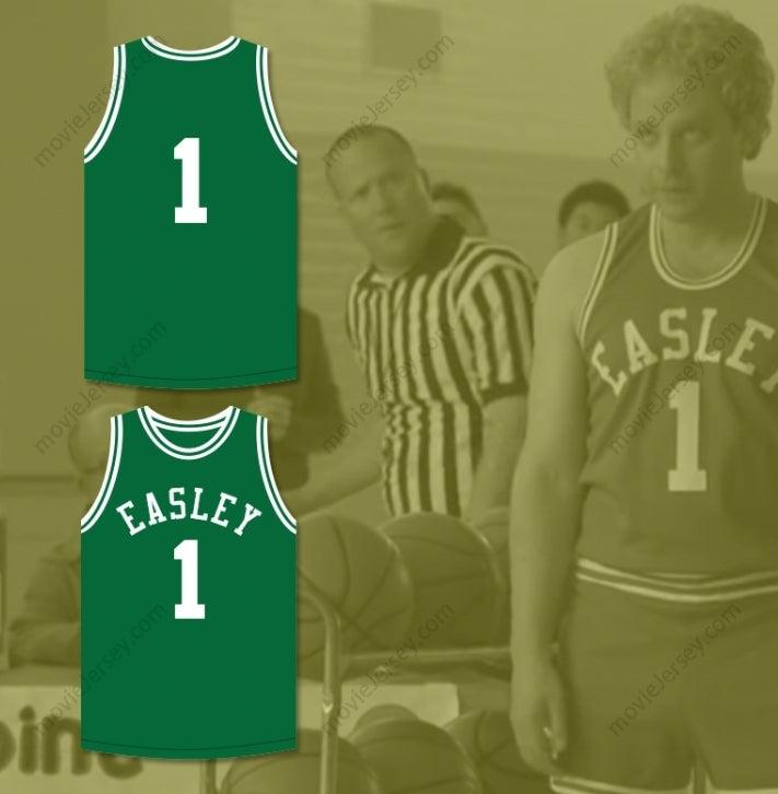 CUSTOM ANY Name Number LARRY BIRD 1 EASLEY HIGH SCHOOL GREEN BASKETBALL JERSEY THE LEGEND OF YOUNG LARRY BIRD SKIT Top Stitched S-6XL