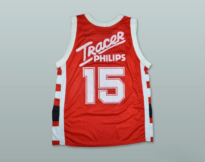 CUSTOM ANY Name Number BOB MCADOO 15 OLIMPIA MILANO BASKETBALL JERSEY Top Stitched S-6XL