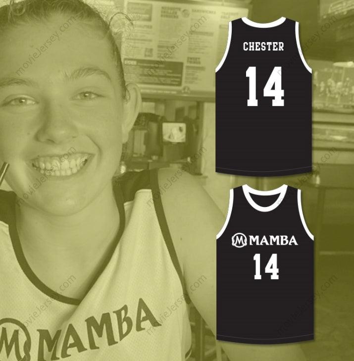CUSTOM ANY Name Number PAYTON CHESTER 14 MAMBA BALLERS BLACK BASKETBALL JERSEY VERSION 4 Top Stitched S-6XL
