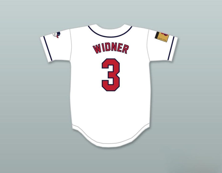 Custom Any Name Number MIKE WIDMER 3 PIONEERS HOME BASEBALL JERSEY HARDBALL SITCOM Top Stitched S-6XL