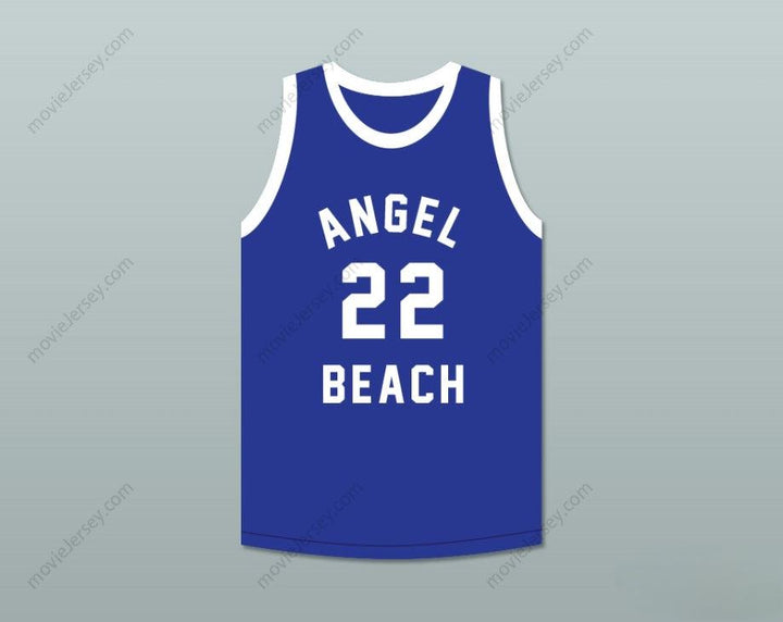 CUSTOM ANY Name Number BRIAN SCHWARTZ 22 ANGEL BEACH  BASKETBALL JERSEY PORKY'S REVENGE Top Stitched S-6XL