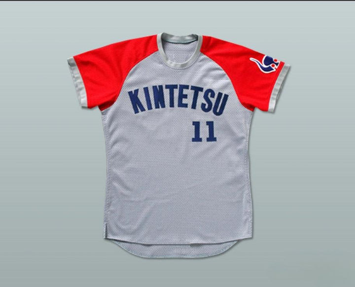 Custom Any Name Number KINTETSU NOMO 11 JAPAN BASEBALL JERSEY ANY NAME OR NUMBER NEW Top Stitched S-6XL