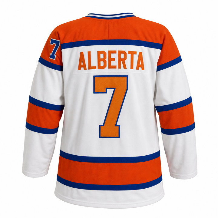 Custom Any Name Number 1972–73 ALBERTA OILERS HOCKEY JERSEY Top Stitched S-6XL