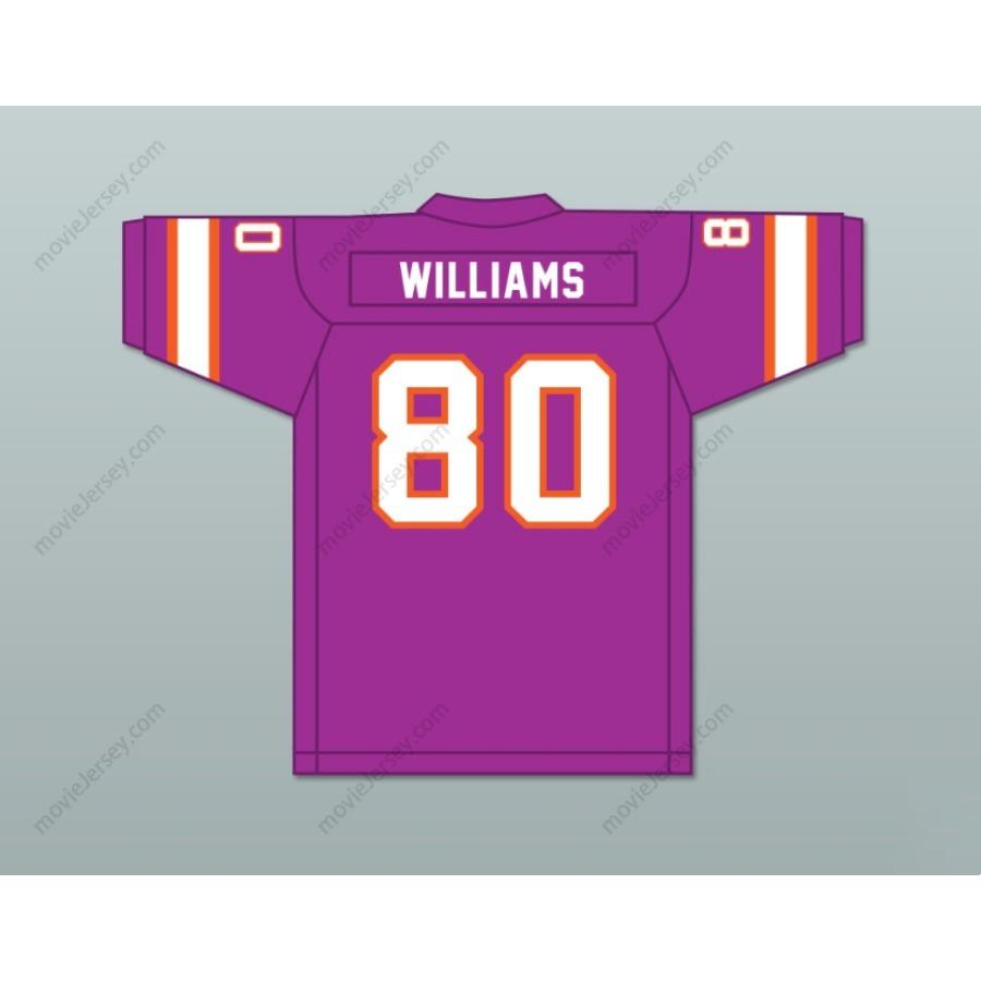 CUSTOM ANY Name Number 1974-75 WFL DAVE WILLIAMS 80 SOUTHERN CALIFORNIA SUN ROAD Football Jersey Top Stitched S-6XL