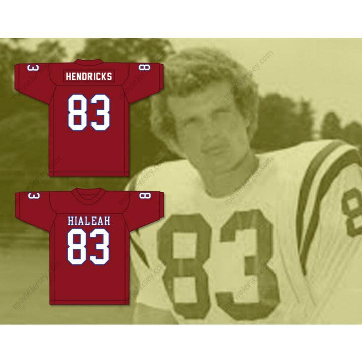 CUSTOM ANY Name Number TED HENDRICKS 83 HIALEAH SENIOR HIGH SCHOOL THOROUGHBREDS Football Jersey Top Stitched S-6XL