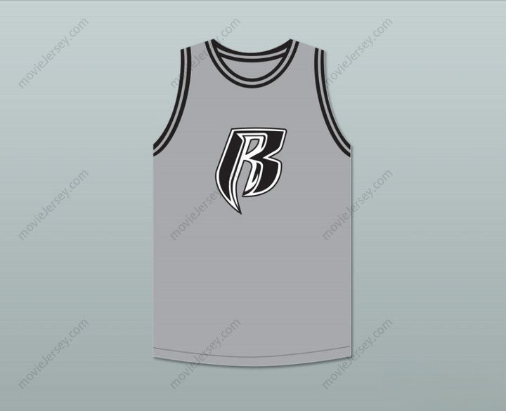 CUSTOM ANY Name Number DMX 84 ROUGH RYDERS GRAY BASKETBALL JERSEY 1 Top Stitched S-6XL