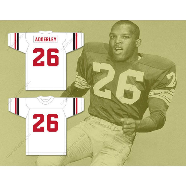 CUSTOM ANY Name Number HERB ADDERLEY 26 NORTHEAST HIGH SCHOOL VIKINGS Football Jersey Top Stitched S-6XL
