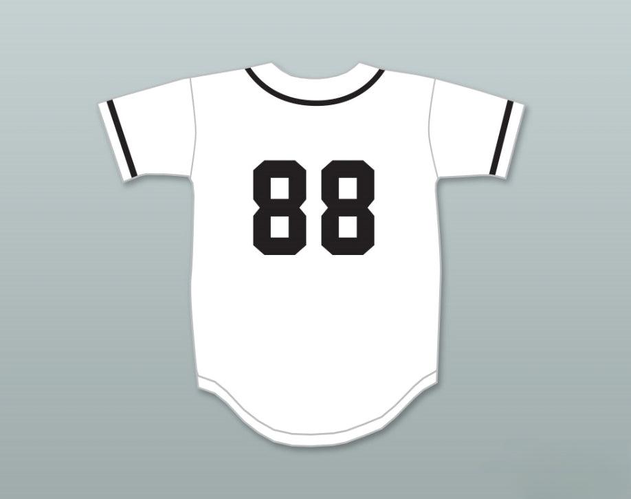 Custom Any Name Number WILD PITCH 88 WHITE BASEBALL JERSEY Top Stitched S-6XL