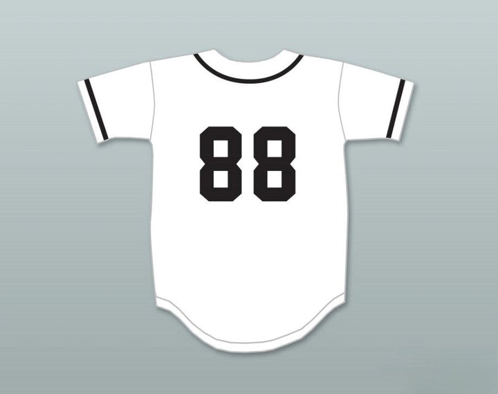 Custom Any Name Number WILD PITCH 88 WHITE BASEBALL JERSEY Top Stitched S-6XL