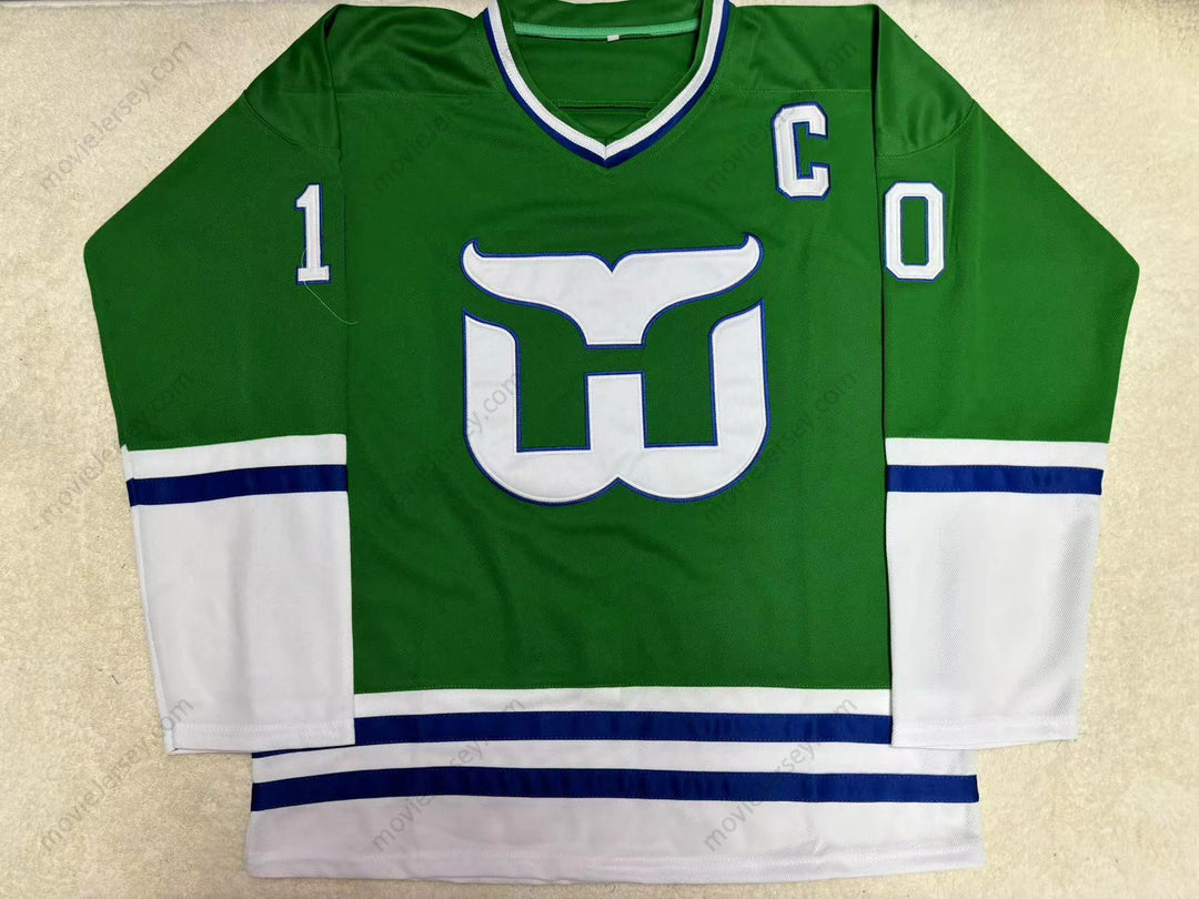 Custom Any Name Number RON FRANCIS WHALERS HOCKEY JERSEY Top Stitched S-6XL