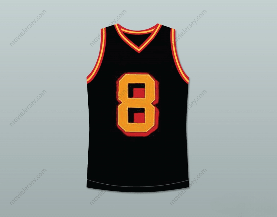 CUSTOM ANY Name Number SMALLVILLE CLARK KENT 8 BLACK BASKETBALL JERSEY Top Stitched S-6XL