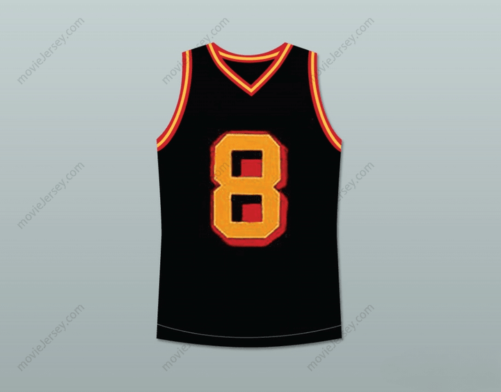 CUSTOM ANY Name Number SMALLVILLE CLARK KENT 8 BLACK BASKETBALL JERSEY Top Stitched S-6XL