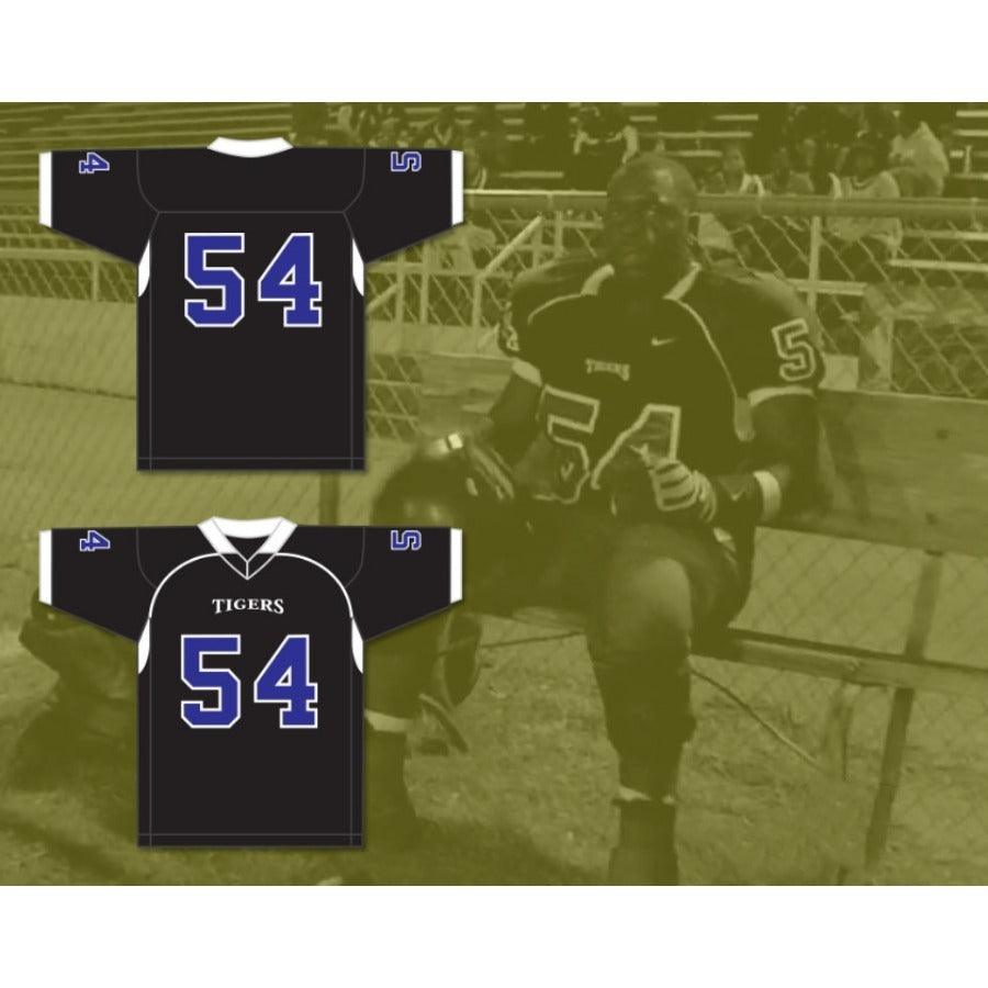CUSTOM ANY Name Number MONTRAIL MONEY BROWN 54 MANASSAS TIGERS HIGH SCHOOL Football Jersey Top Stitched S-6XL