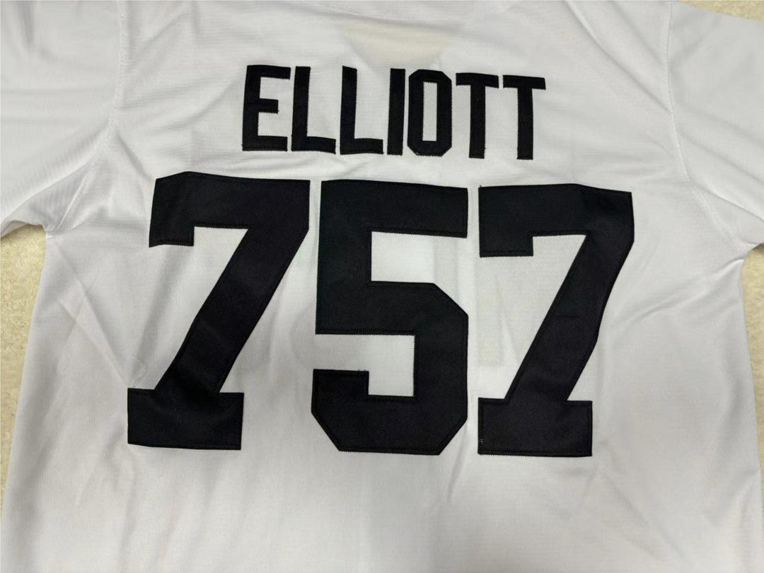 Custom Any Name Number Custom Missy Elliot 757 Supa Dupa Fly Baseball Jersey Men's White Stitched S-6XL Top Stitched S-6XL