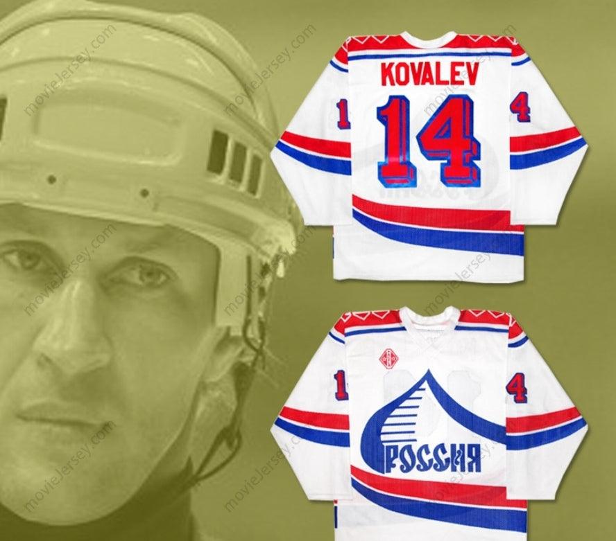 Custom Any Name Number 1992 Russian National Team Alexi Kovalev Hockey Jersey Replica New Stitched Top Stitched S-6XL