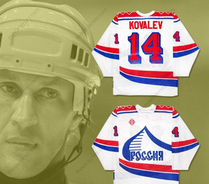 Custom Any Name Number 1992 Russian National Team Alexi Kovalev Hockey Jersey Replica New Stitched Top Stitched S-6XL