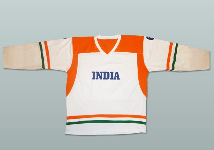 Custom Any Name Number INDIA NATIONAL TEAM WHITE HOCKEY JERSEY ANY PLAYER OR NUMBER Stitched Top Stitched S-6XL