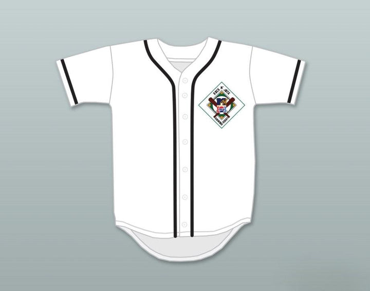 Custom Any Name Number ROBERT WUHL 10 SALAMANDERS BASEBALL JERSEY 1ST ANNUAL ROCK N' JOCK DIAMOND DERBY 1990 Top Stitched S-6XL