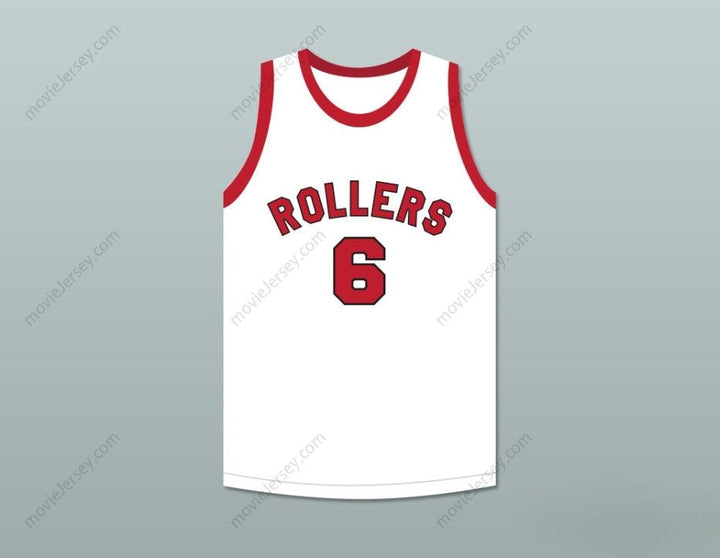 CUSTOM ANY Name Number HANK BEENDERS 6 PROVIDENCE STEAMROLLERS WHITE BASKETBALL JERSEY 4 Top Stitched S-6XL