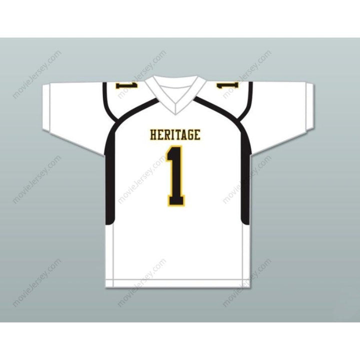 CUSTOM ANY Name Number SONY MICHEL 1 AMERICAN HERITAGE SCHOOL PATRIOTS Football Jersey Top Stitched S-6XL