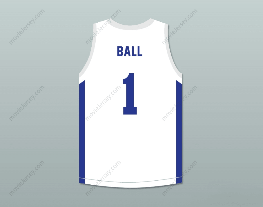 CUSTOM ANY Name Number LAMELO BALL 1 SPIRE WHITE BASKETBALL JERSEY Top Stitched S-6XL