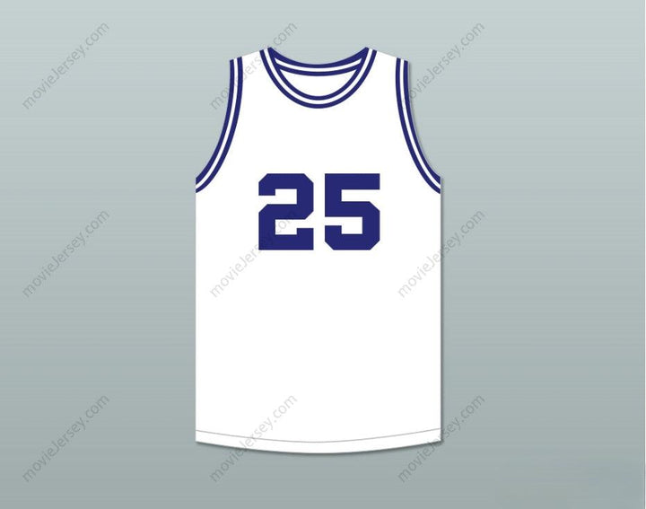 CUSTOM ANY Name Number MARK PRICE 25 ENID HIGH SCHOOL PLAINSMAN WHITE BASKETBALL JERSEY 1 Top Stitched S-6XL