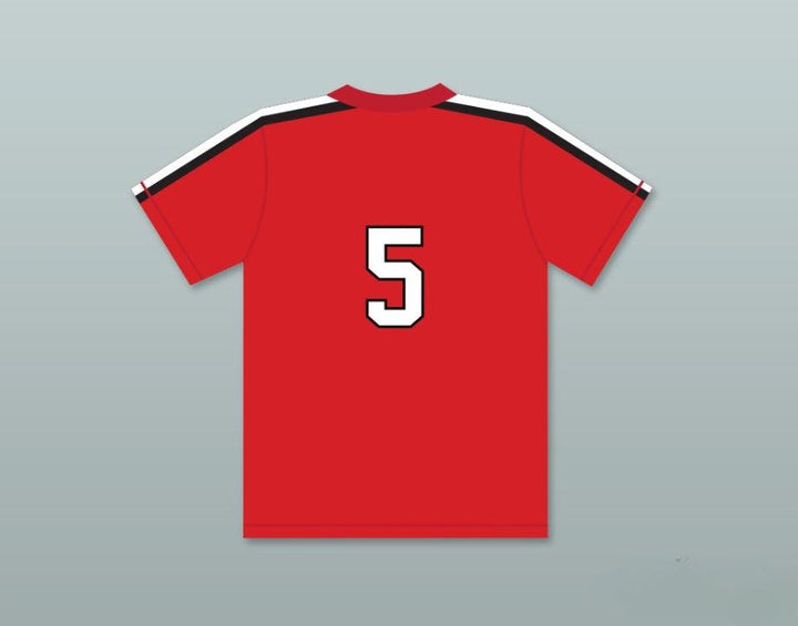 Custom Any Name Number JIM SWANSON 5   BASEBALL JERSEY THE BATTERED BASTARDS OF BASEBALL Top Stitched S-6XL