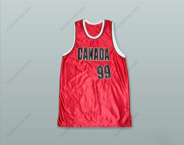 CUSTOM ANY Name Number CANADA 99 RED BASKETBALL JERSEY Top Stitched S-6XL