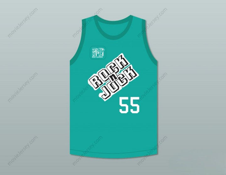 CUSTOM ANY Name Number PAUL JOHANSSON 55 VIOLATORS BASKETBALL JERSEY 3RD ANNUAL ROCK N' JOCK B-BALL JAM 1993 Top Stitched S-6XL