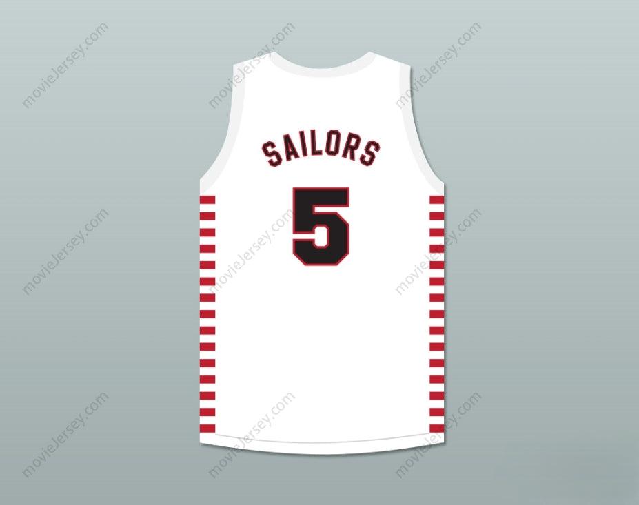 CUSTOM ANY Name Number KENNY SAILORS 5 PROVIDENCE STEAMROLLERS BASKETBALL JERSEY Top Stitched S-6XL