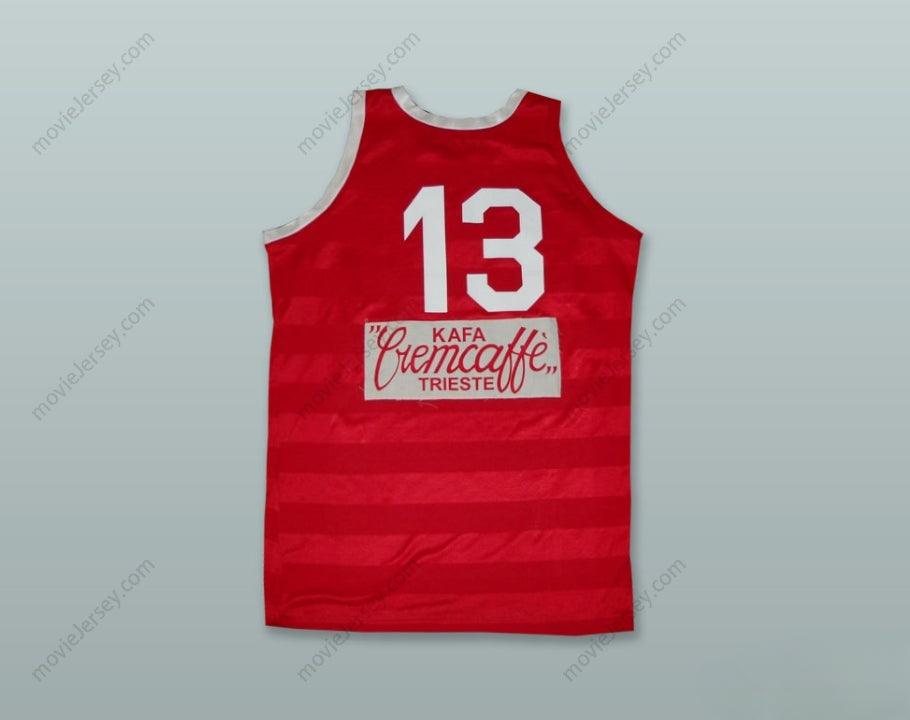 CUSTOM ANY Name Number RED STAR BELGRADE SERBIA YUGOSLAVIA 13 RED BASKETBALL JERSEY Top Stitched S-6XL