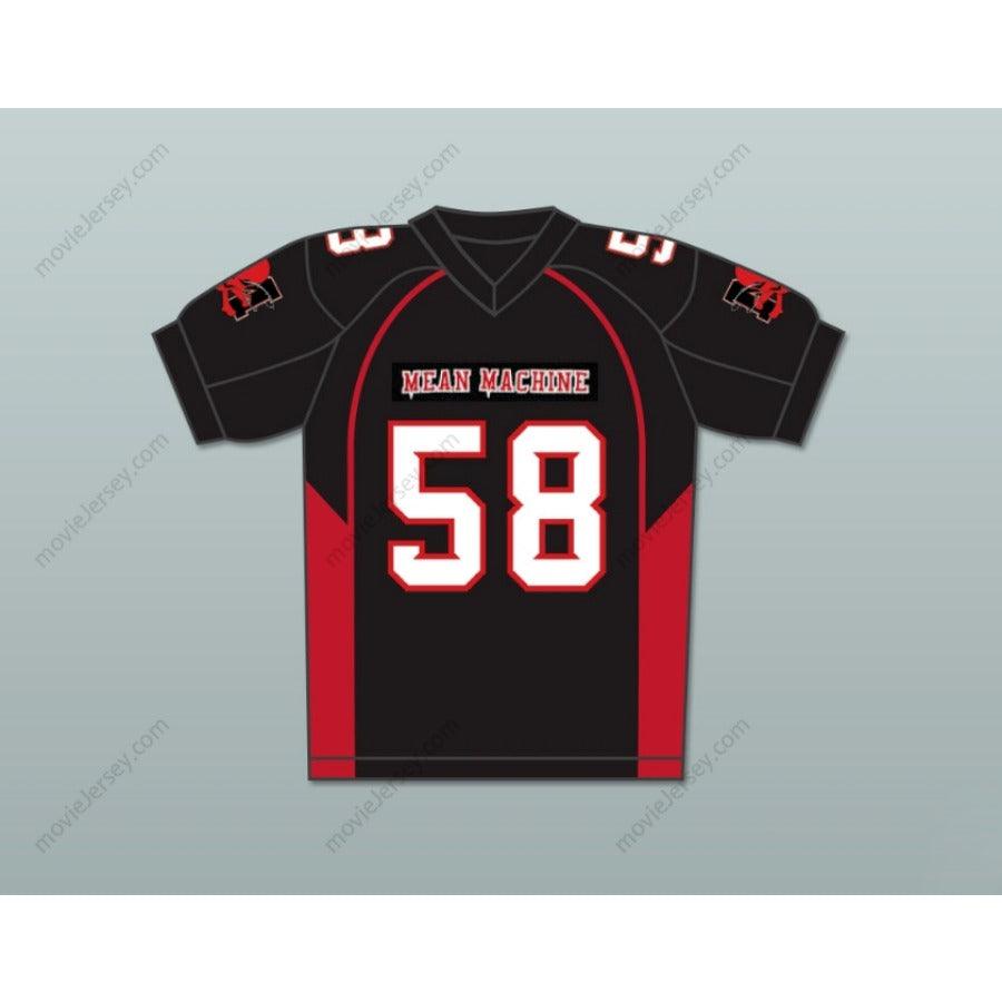 CUSTOM ANY Name Number 58 HARLEY MEAN MACHINE CONVICTS FOOTBALL JERSEY INCLUDES PATCHES Top Stitched S-6XL