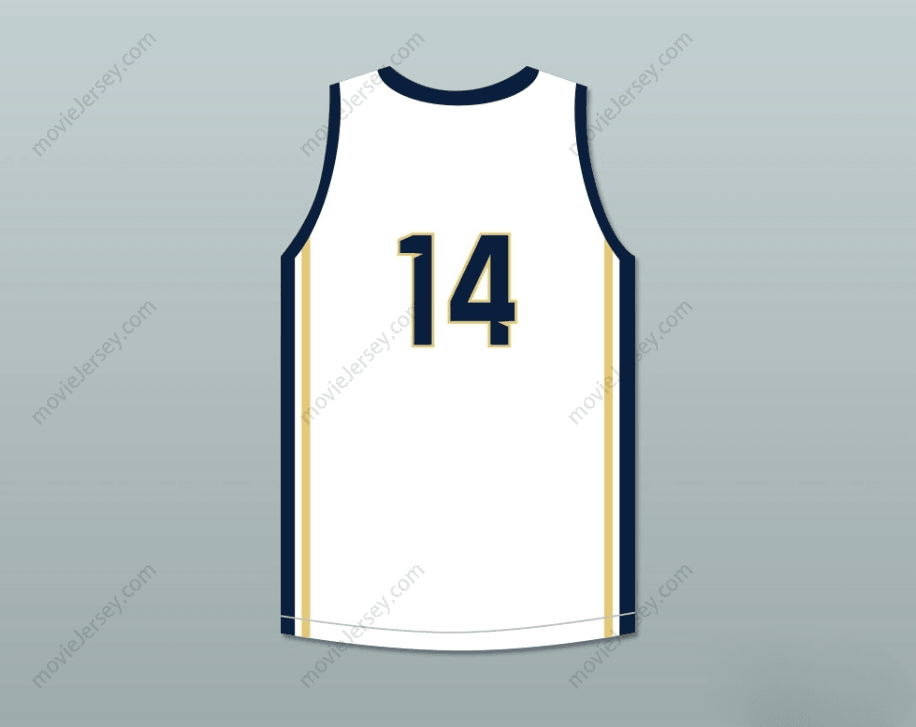 CUSTOM ANY Name Number PLAYER 14 WHITNALL HIGH SCHOOL FALCONS WHITE BASKETBALL JERSEY 2 Top Stitched S-6XL