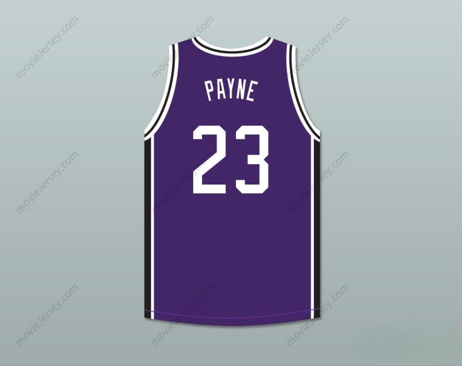 CUSTOM ANY Name Number MARTIN PAYNE 23 MORRIS BROWN COLLEGE WOLVERINES PURPLE BASKETBALL JERSEY PATCH Top Stitched S-6XL