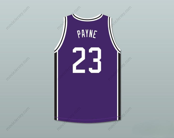 CUSTOM ANY Name Number MARTIN PAYNE 23 MORRIS BROWN COLLEGE WOLVERINES PURPLE BASKETBALL JERSEY PATCH Top Stitched S-6XL