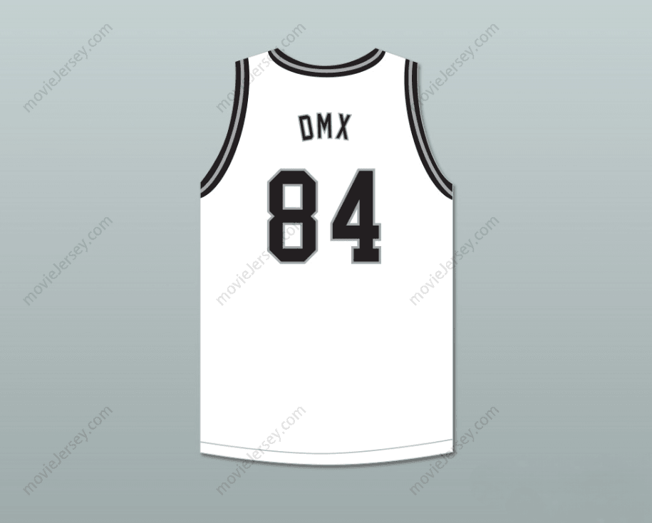 CUSTOM ANY Name Number DMX 84 ROUGH RYDERS WHITE BASKETBALL JERSEY 5 Top Stitched S-6XL