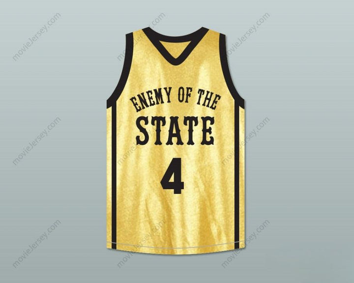 CUSTOM ANY Name Number LITTLE JJ UP 4 ENEMY OF THE STATE BASKETBALL JERSEY CROSSOVER Top Stitched S-6XL