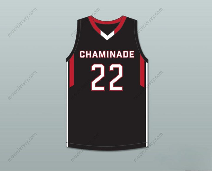 CUSTOM ANY Name Number JAYSON TATUM 22 CHAMINADE COLLEGE PREPARATORY SCHOOL RED DEVILS BLACK BASKETBALL JERSEY 2 Top Stitched S-6XL