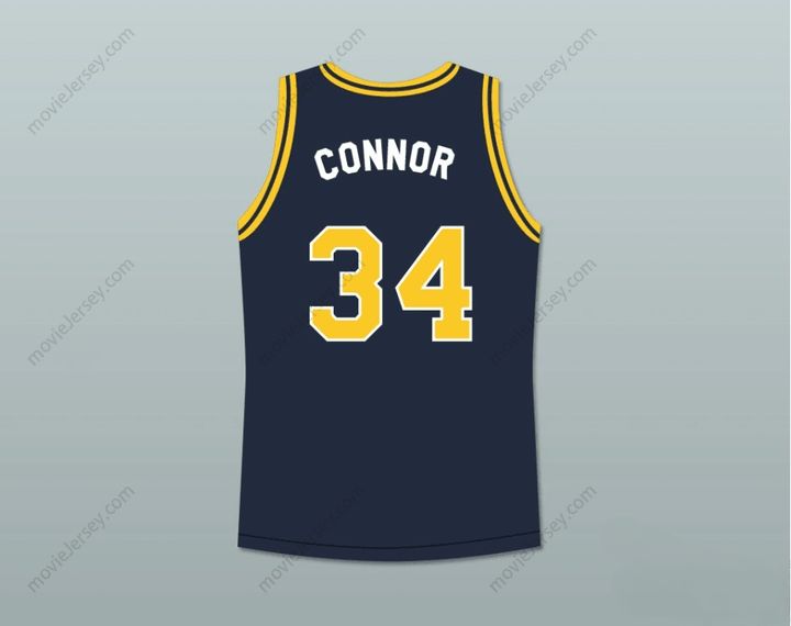 CUSTOM ANY Name Number HANG TIME JULIE CONNOR 34 DEERING TORNADOS HIGH SCHOOL BASKETBALL JERSEY Top Stitched S-6XL