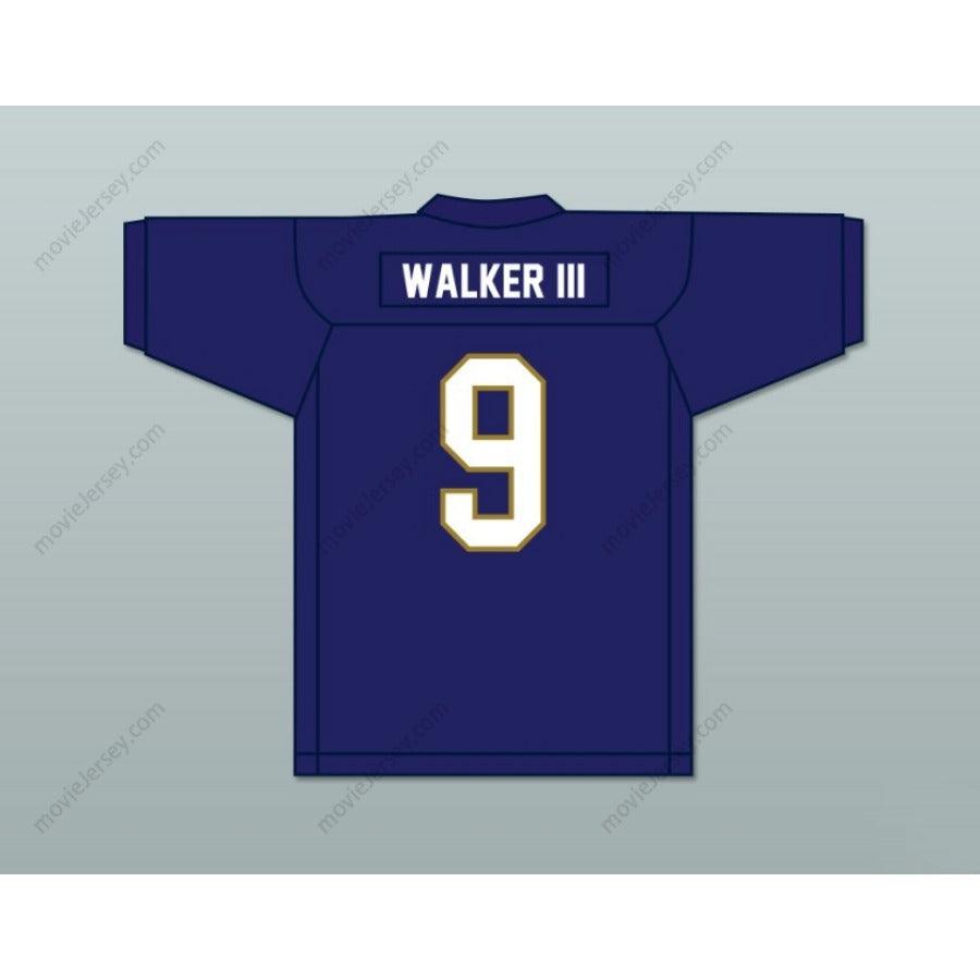 CUSTOM ANY Name TIGERS KENNETH WALKER III 9 ARLINGTON HIGH SCHOOL NAVY BLUE Football Jersey Top Stitched S-6XL