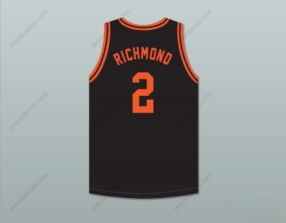 CUSTOM ANY Name Number MITCH RICHMOND 2 BOYD H.  HIGH SCHOOL COBRAS BLACK BASKETBALL JERSEY Top Stitched S-6XL