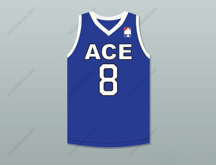 CUSTOM ANY Name Number BRAWADIS 8 ACE FAMILY CHARITY BLUE BASKETBALL JERSEY Top Stitched S-6XL