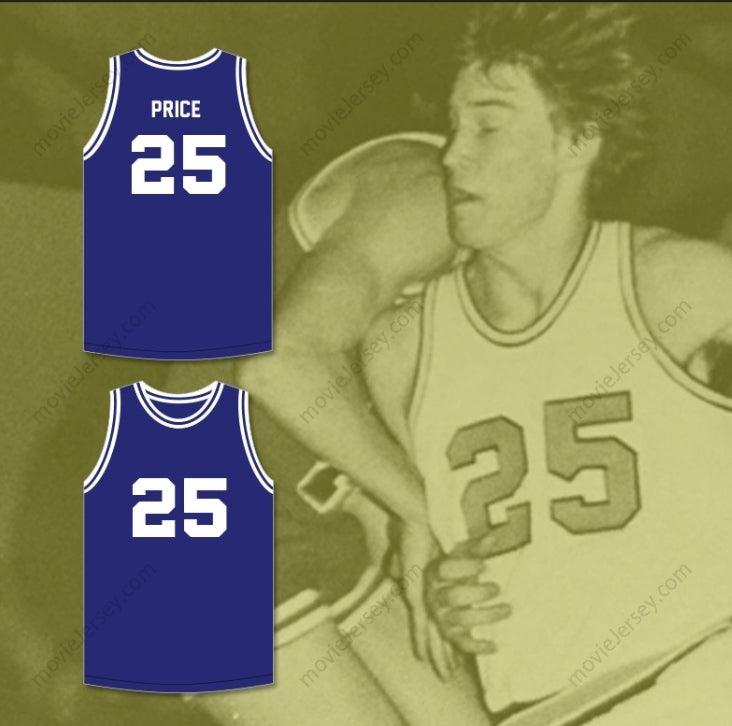 CUSTOM ANY Name Number MARK PRICE 25 ENID HIGH SCHOOL PLAINSMAN NAVY BLUE BASKETBALL JERSEY 1 Top Stitched S-6XL