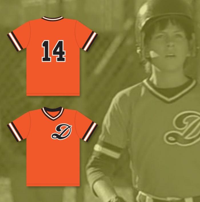 Custom Any Name Number JEFFREY 'COLT' DOUGLAS 14 DRAGONS BASEBALL JERSEY 3 NINJAS KICK BACK Top Stitched S-6XL